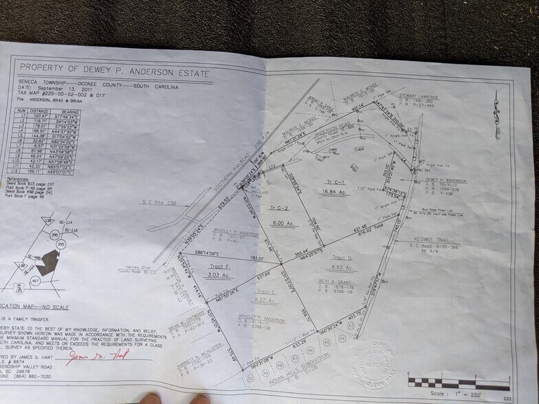 100 Anderson Rd, Seneca, SC à vendre - Plan de site - Image 3 de 3