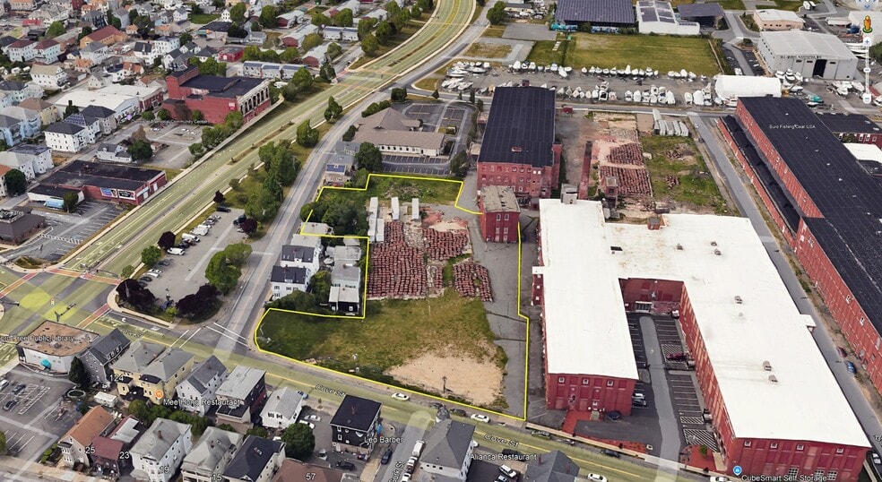 105 Cove Street, New Bedford, MA for lease - Aerial - Image 3 of 5