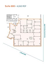 1100 Connecticut Ave NW, Washington, DC à louer Plan d’étage- Image 1 de 1