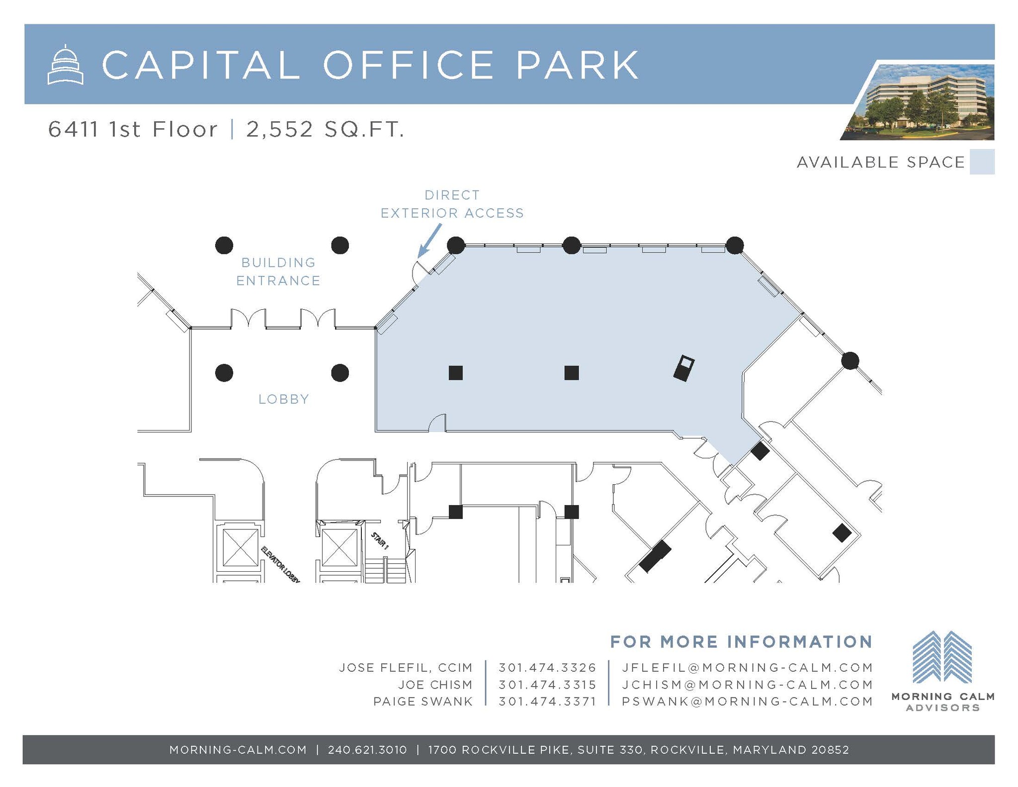 6411 Ivy Ln, Greenbelt, MD for lease Floor Plan- Image 1 of 1