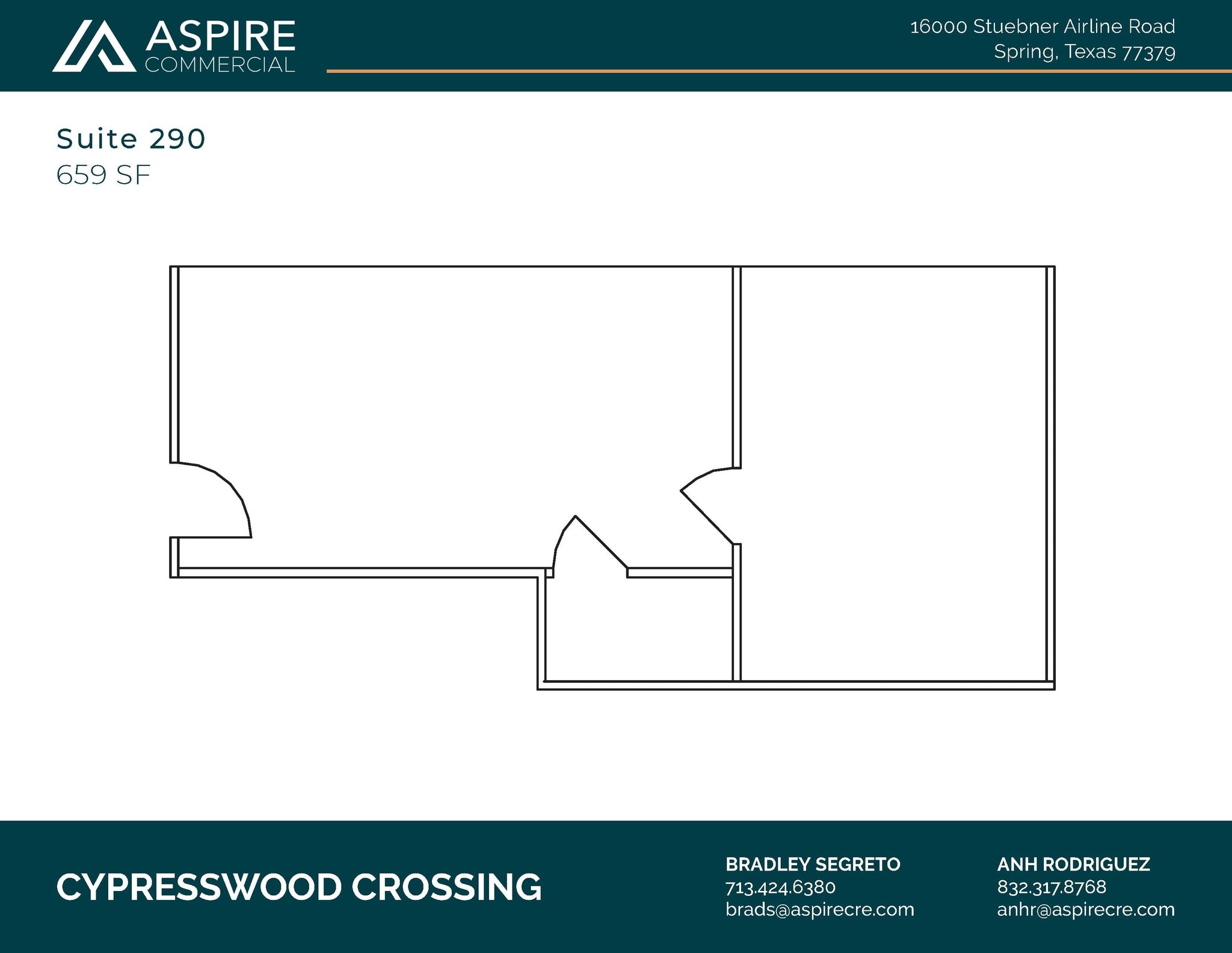 16000 Stuebner Airline Rd, Spring, TX à louer Plan d’étage- Image 1 de 1