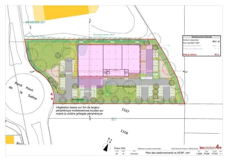 Flex dans Genay à louer - Plan de site - Image 3 de 5