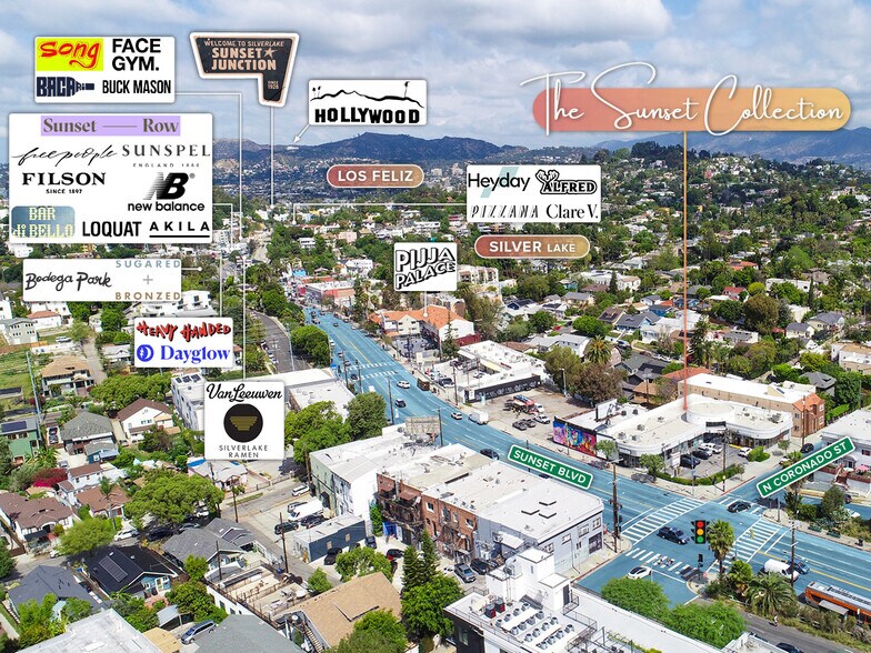 2501 W Sunset Blvd, Los Angeles, CA à louer - Aérien - Image 3 de 5