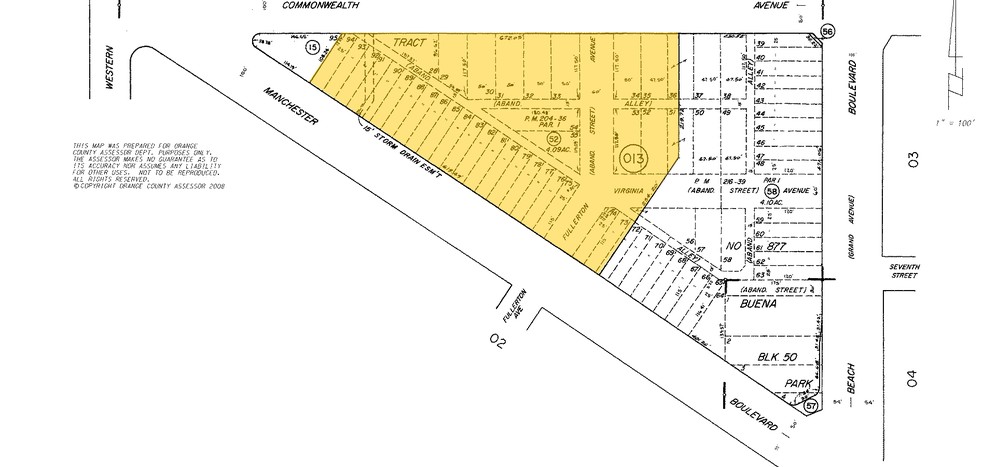 6281 Beach Blvd, Buena Park, CA à louer - Plan cadastral - Image 2 de 8