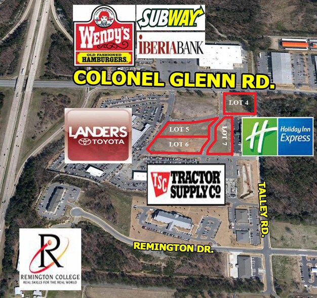 Colonel Glenn Rd, Little Rock, AR à vendre - Plan de site - Image 2 de 3