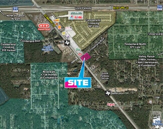 Plus de détails pour FM 1314 & Timberland Blvd, Porter, TX - Terrain à vendre