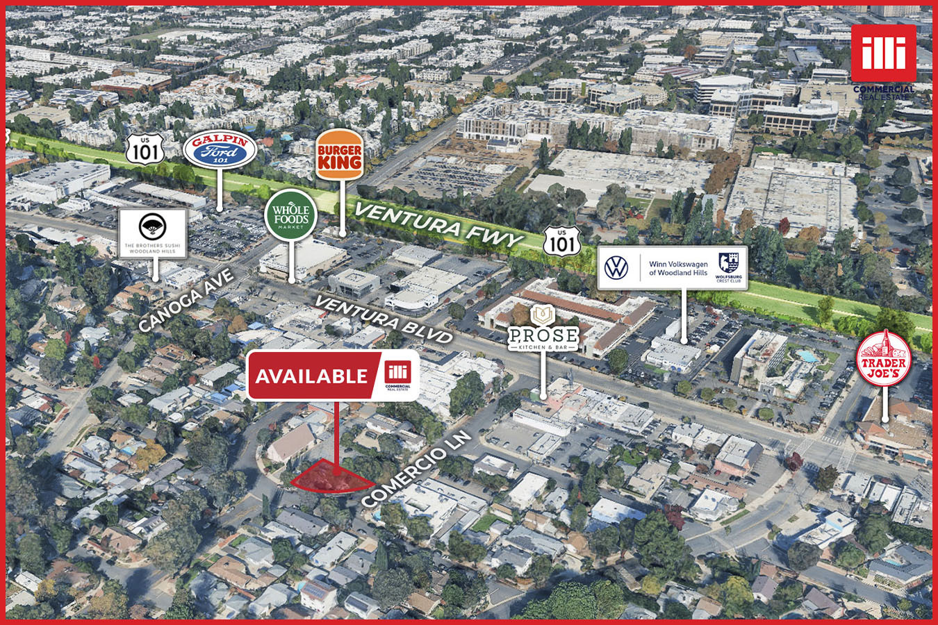 5301-5307 Comercio Ln, Woodland Hills, CA for lease Building Photo- Image 1 of 9