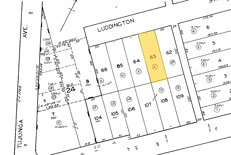 11374 Luddington St, Sun Valley, CA à vendre - Plan cadastral - Image 2 de 2