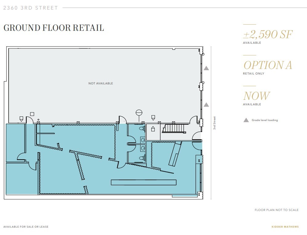 2360 3rd St, San Francisco, CA à louer Plan d’étage- Image 1 de 5