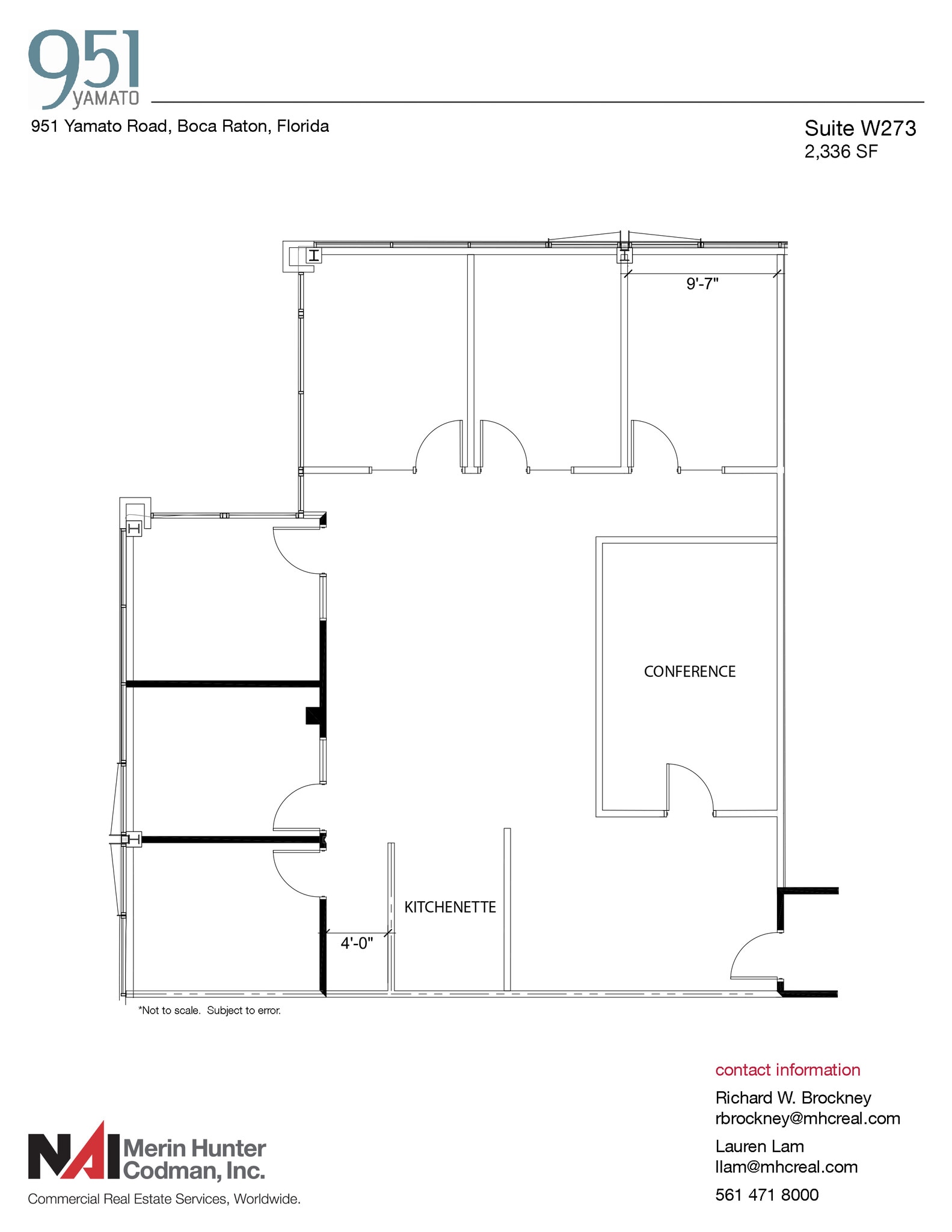 951 Yamato Rd, Boca Raton, FL à louer Plan d’étage- Image 1 de 17
