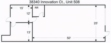 38340 Innovation Ct, Murrieta, CA à louer Plan d’étage- Image 2 de 8
