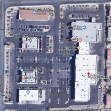 7460 S Rainbow Blvd, Las Vegas, NV - Aérien Vue de la carte