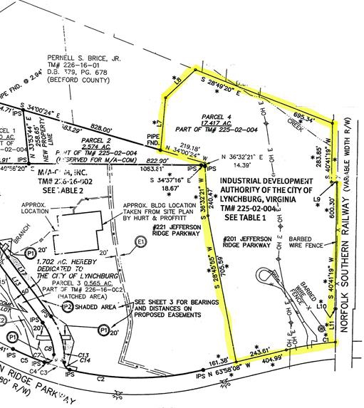 201 Jefferson Ridge Pky, Lynchburg, VA à vendre - Plan cadastral - Image 2 de 2