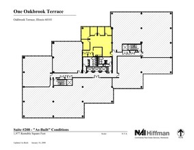 18W200 W 22nd St, Oakbrook Terrace, IL à louer Plan d  tage- Image 1 de 7