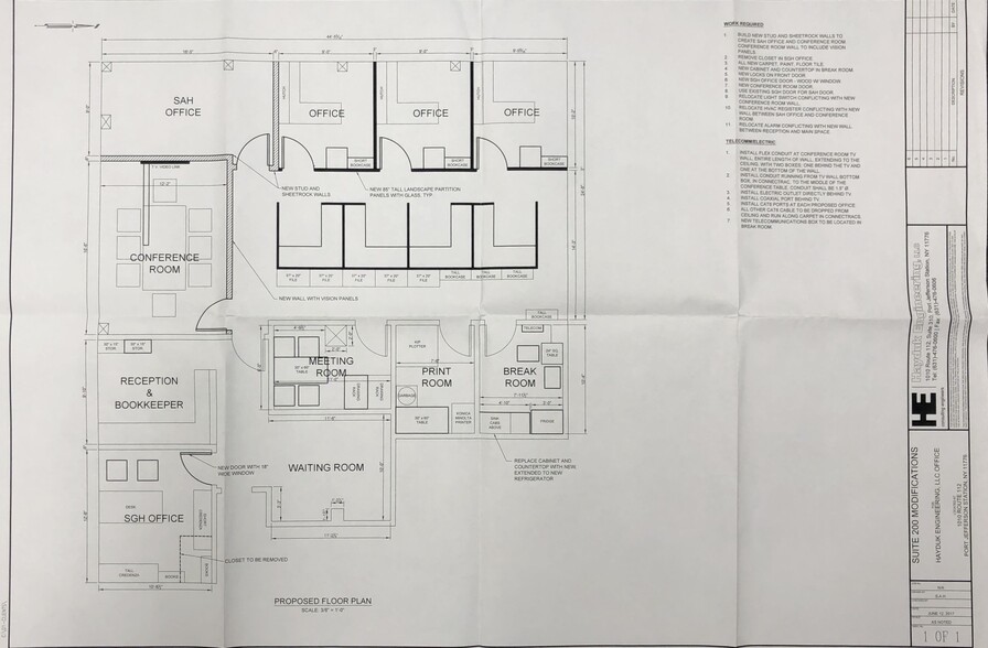 1010 Route 112, Port Jefferson, NY à louer - Plan d  tage - Image 2 de 10