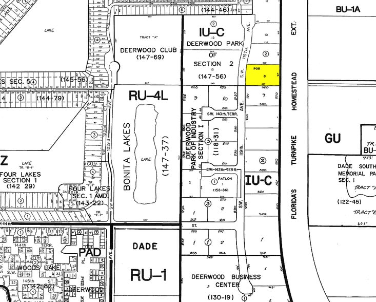 13901 SW 119th Ave, Miami, FL for lease - Plat Map - Image 2 of 8