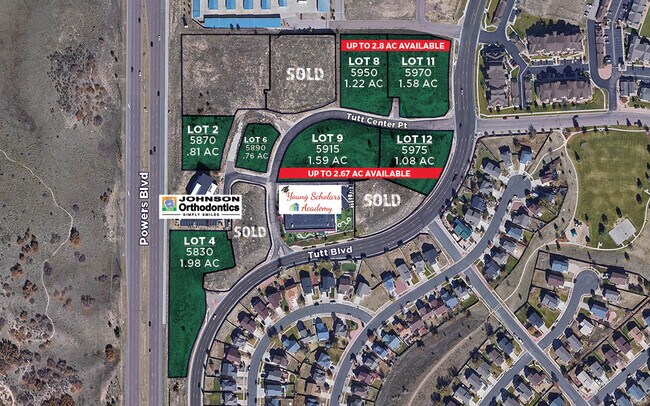 More details for 5830-5975 Tutt Center Pt, Colorado Springs, CO - Land for Sale