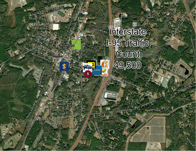 Plus de détails pour Multi-Phased 4.87 AC I-95 Corridor Centric - IOS - Intermodal - Multifamily - Medical, Ridgeland, SC - Terrain à vendre