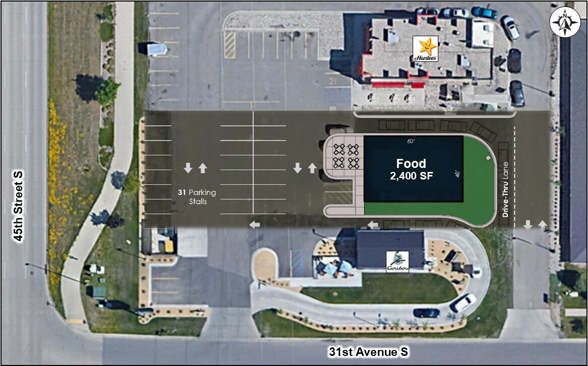 45th, Fargo, ND à louer Plan de site- Image 1 de 5