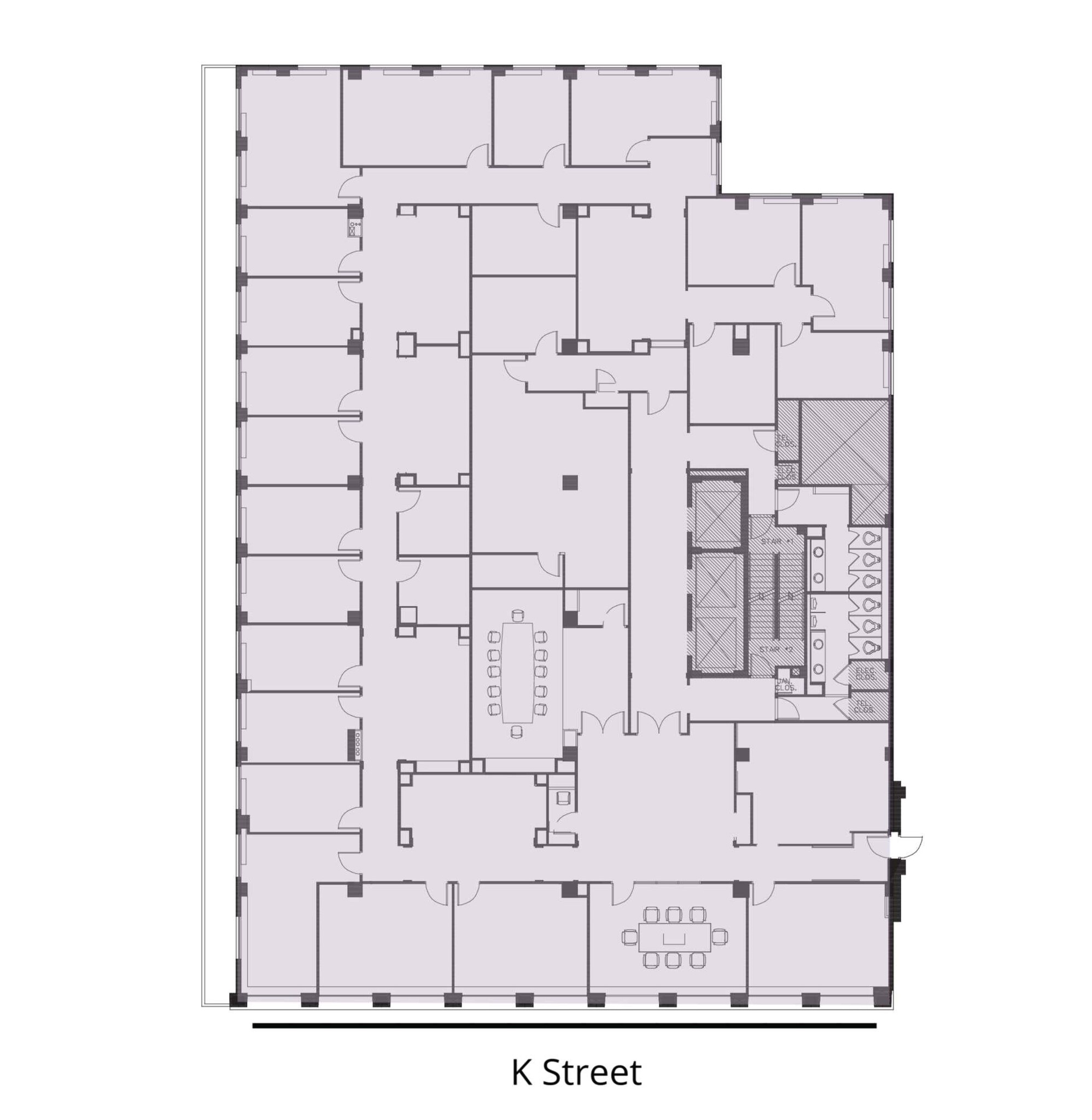 1750 K St NW, Washington, DC à louer Plan d  tage- Image 1 de 1