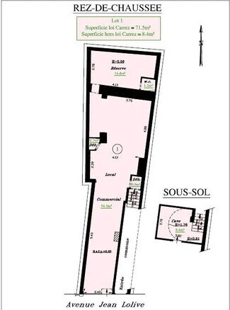 Plus de détails pour 117 Avenue Jean Lolive, Pantin - Multi-résidentiel à vendre