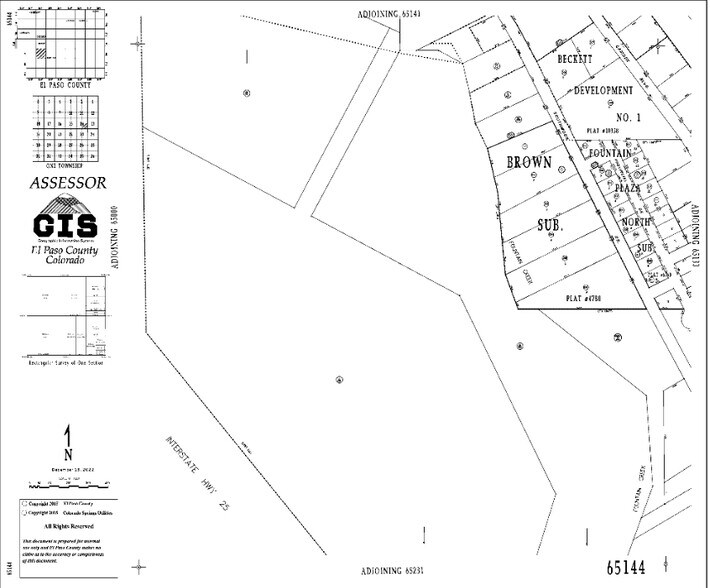 6645 Camden Blvd, Fountain, CO à vendre - Plan cadastral - Image 3 de 3