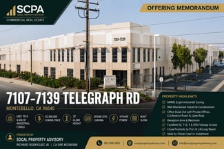 More details for 7107-7139 Telegraph Rd, Montebello, CA - Industrial for Sale