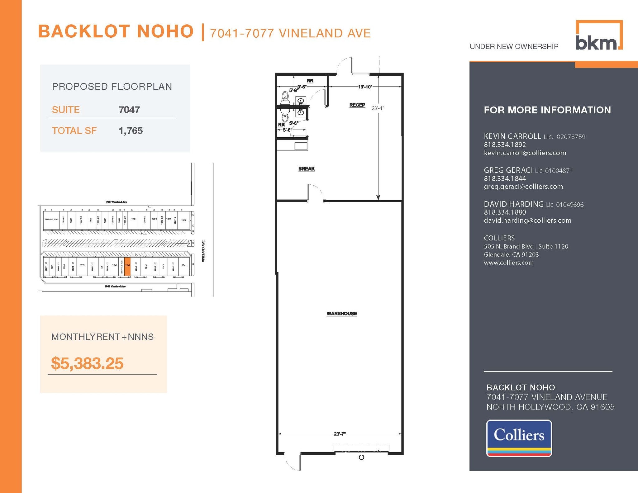 7059-7077 1/2 Vineland Ave, North Hollywood, CA for lease Interior Photo- Image 1 of 1