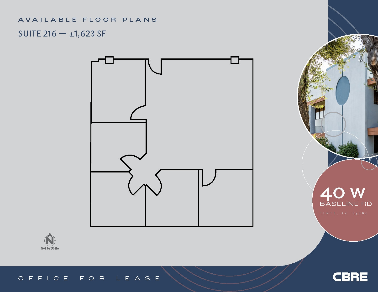 40 W Baseline Rd, Tempe, AZ à louer Plan d’étage- Image 1 de 1