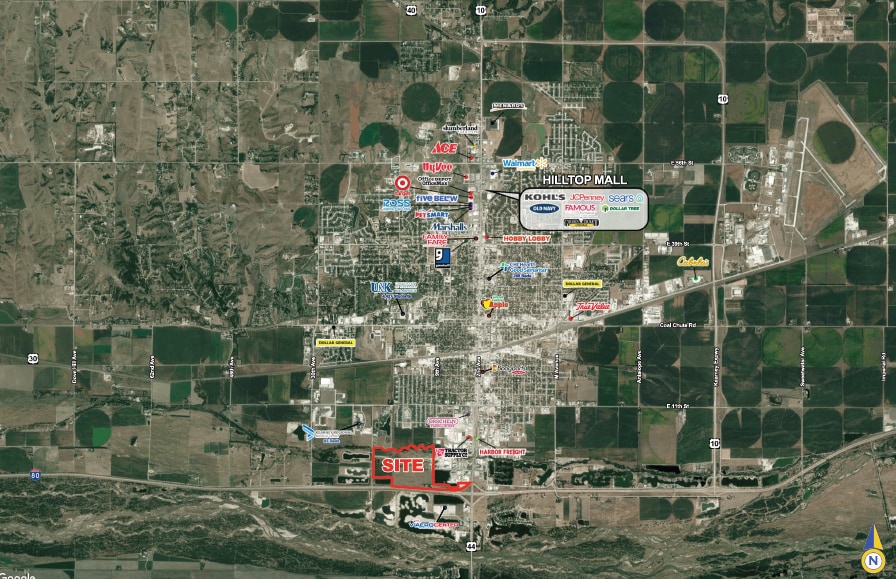 10th Ave & Talmadge, Kearney, NE for lease - Aerial - Image 2 of 5