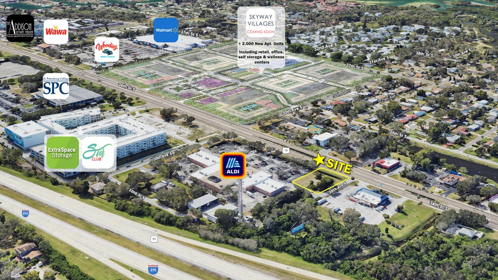 2800 34th St S, Saint Petersburg, FL à louer - Photo du bâtiment - Image 2 de 2