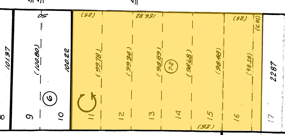 5309-5321 E 8th St, Oakland, CA à vendre - Plan cadastral - Image 3 de 7