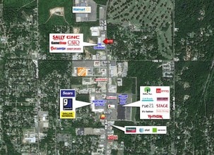 1432 N West Ave, El Dorado, AR - Aerial map view
