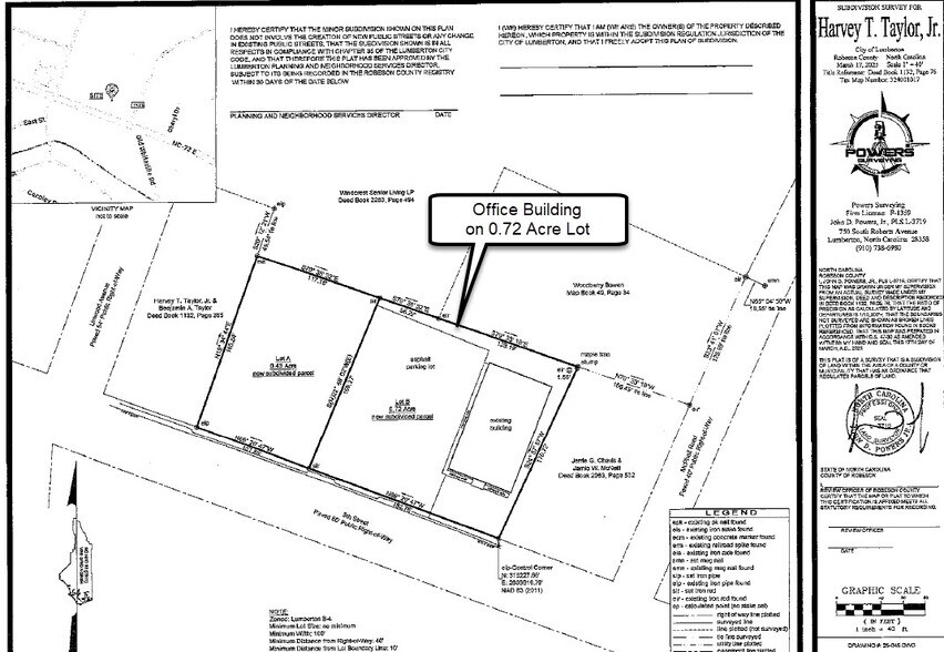 1407 E 5th St, Lumberton, NC à vendre - Photo du bâtiment - Image 3 de 8