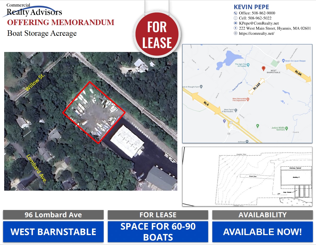 96 Lombard Ave, West Barnstable, MA for lease Building Photo- Image 1 of 2