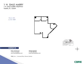 1 North Dale Mabry Hwy, Tampa, FL for lease Floor Plan- Image 1 of 1