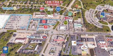 6986-6990 Heisley Rd, Mentor, OH - Aerial  map view - Image1