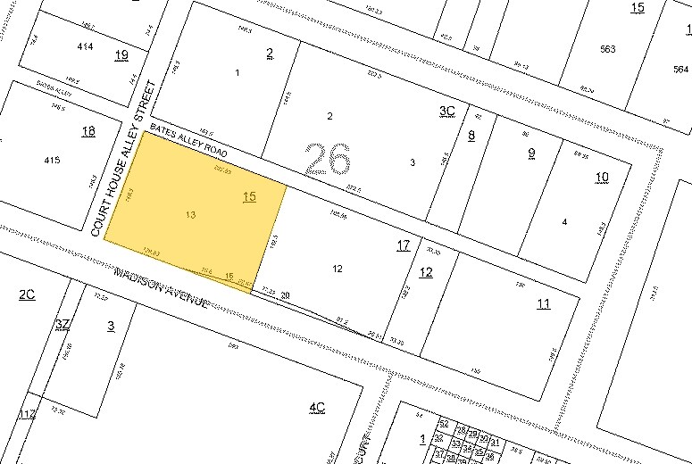 200 Madison Ave, Memphis, TN for sale Plat Map- Image 1 of 2