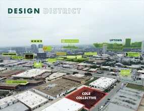 155-165 Cole St, Dallas, TX - AERIAL  map view