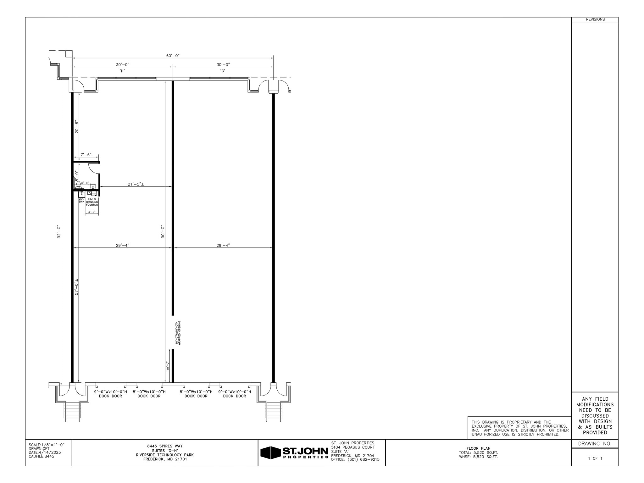 8435 Progress Dr, Frederick, MD for lease Site Plan- Image 1 of 1