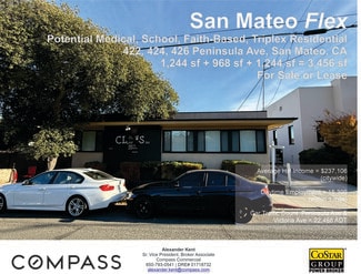 More details for 422-426 Peninsula Ave, San Mateo, CA - Retail for Lease