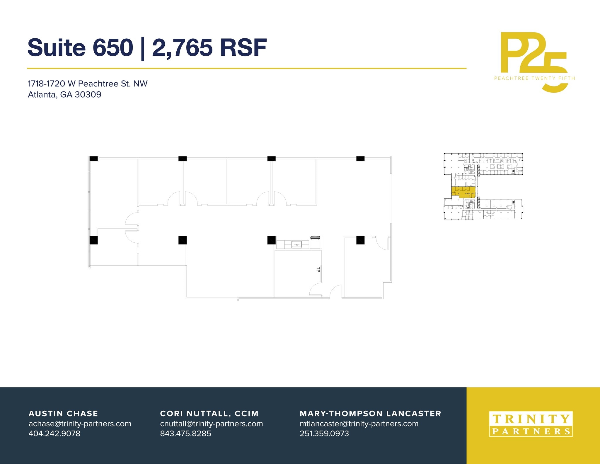 1718-1720 NW Peachtree St, Atlanta, GA à louer Plan de site- Image 1 de 1