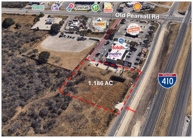 8870 SW Loop 410, San Antonio, TX à vendre - Aérien - Image 1 de 8