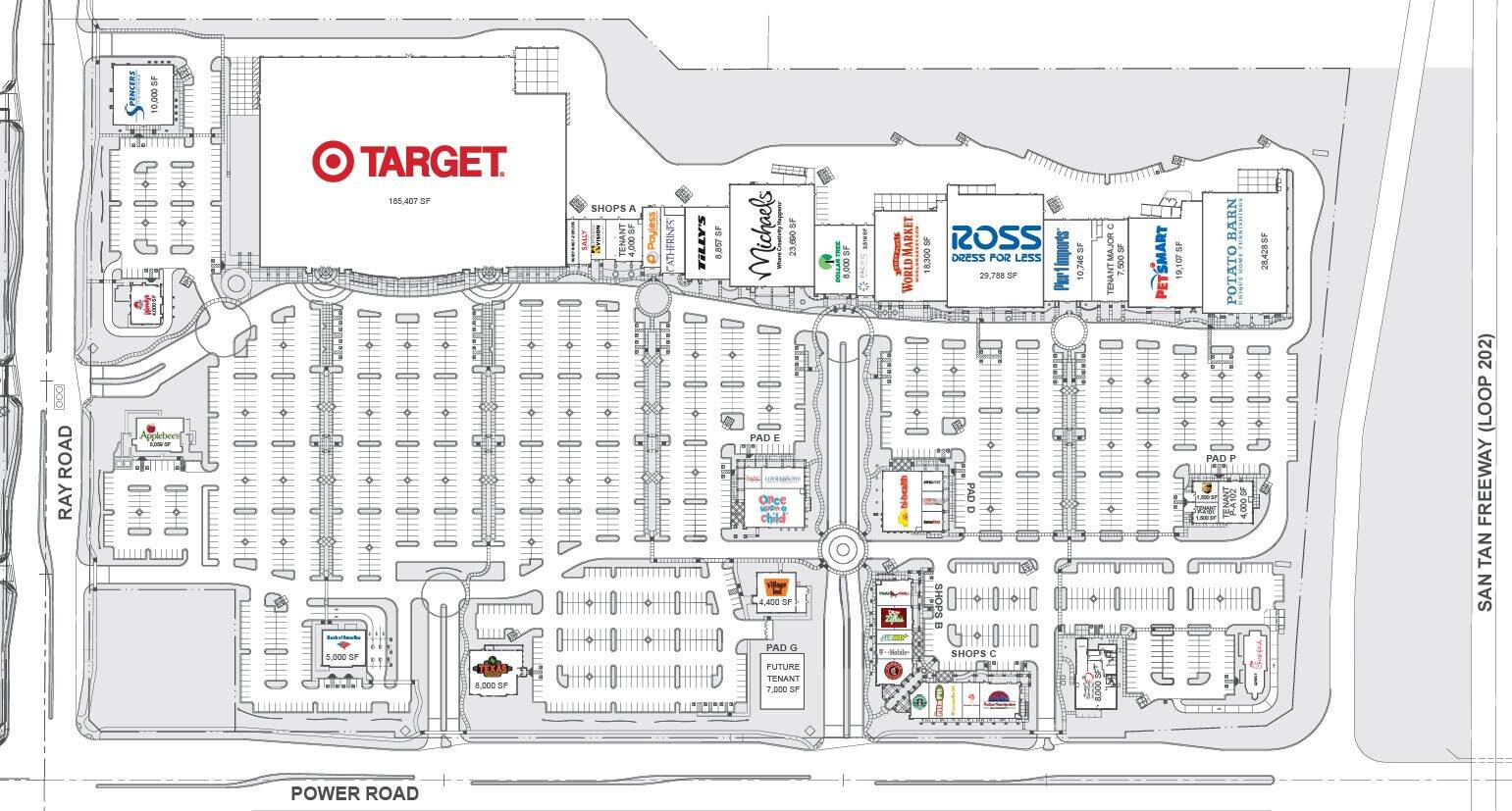 Loop 202 Fwy, Mesa, AZ à louer Plan de site- Image 1 de 8