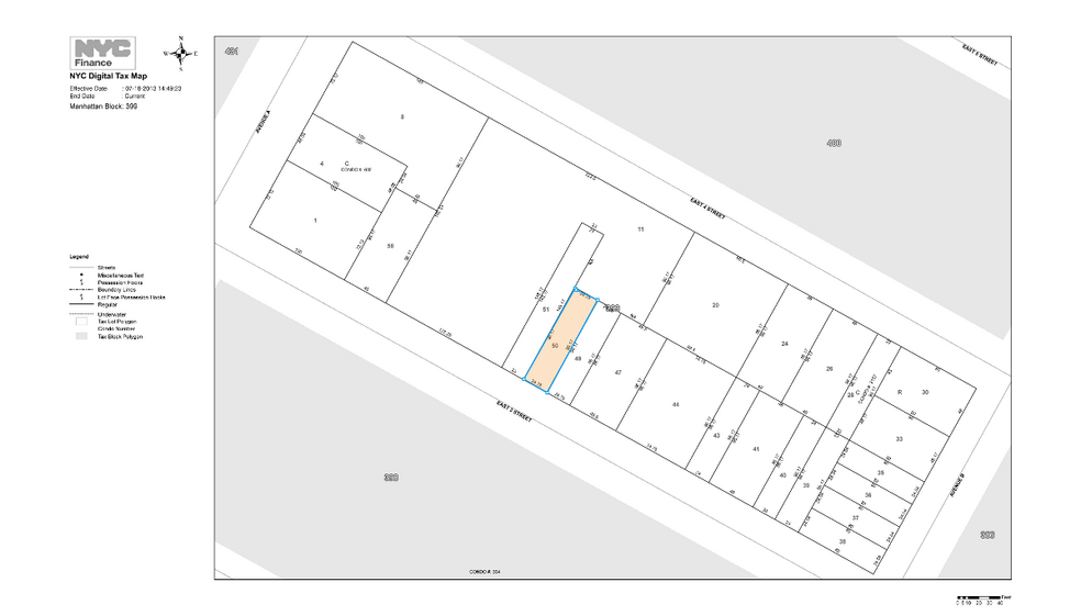 175 E Third St, New York, NY à vendre - Plan cadastral - Image 3 de 3
