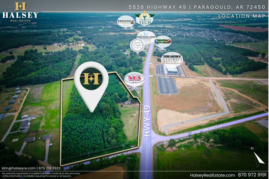 5838 US 49 Hwy, Paragould, AR for sale - Building Photo - Image 1 of 4