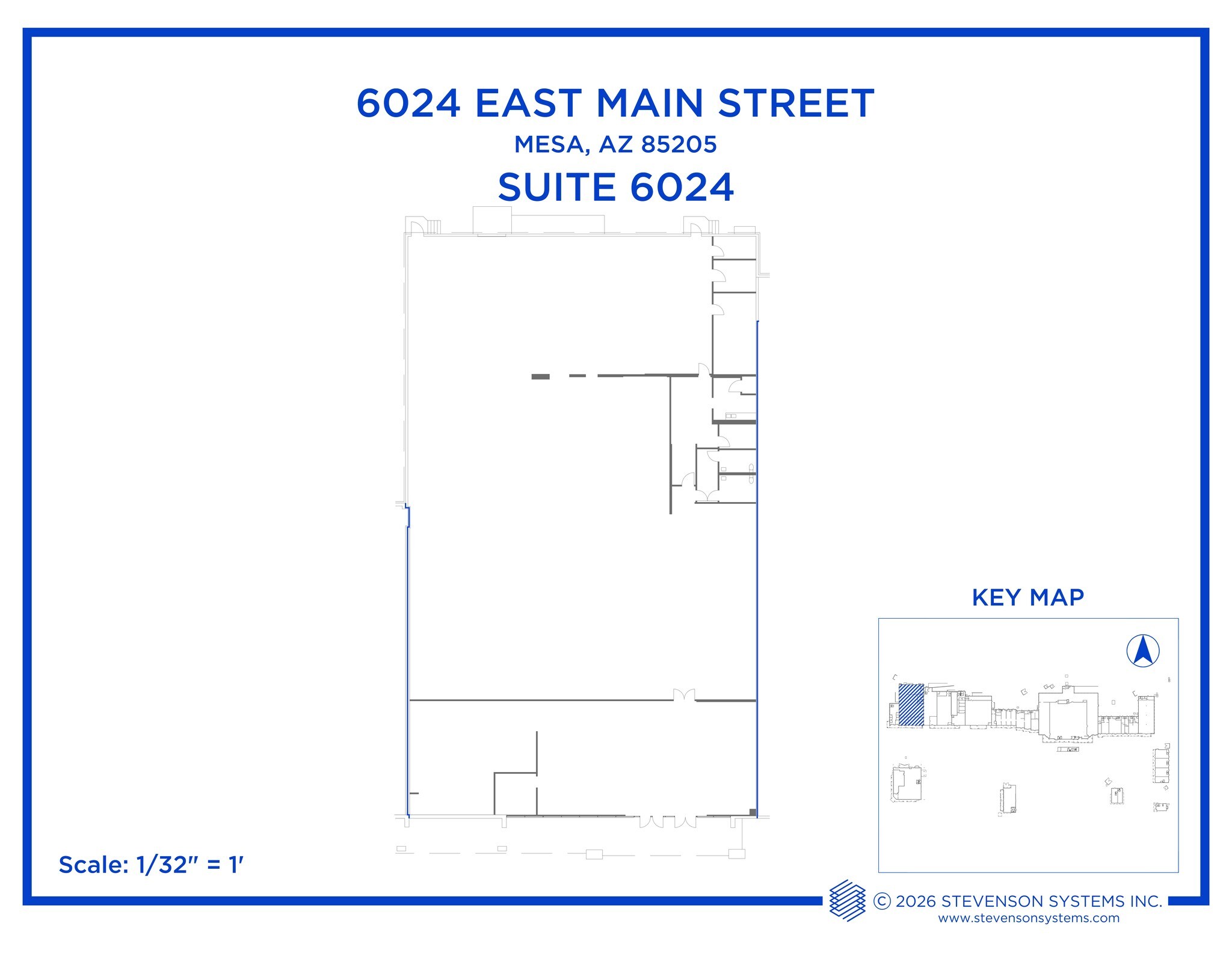 6016-6036 E Main St, Mesa, AZ à louer Plan de site- Image 1 de 1