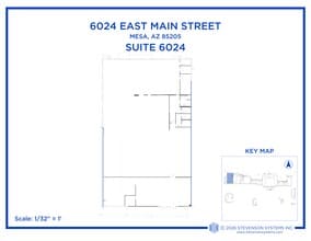 6016-6036 E Main St, Mesa, AZ à louer Plan de site- Image 1 de 1