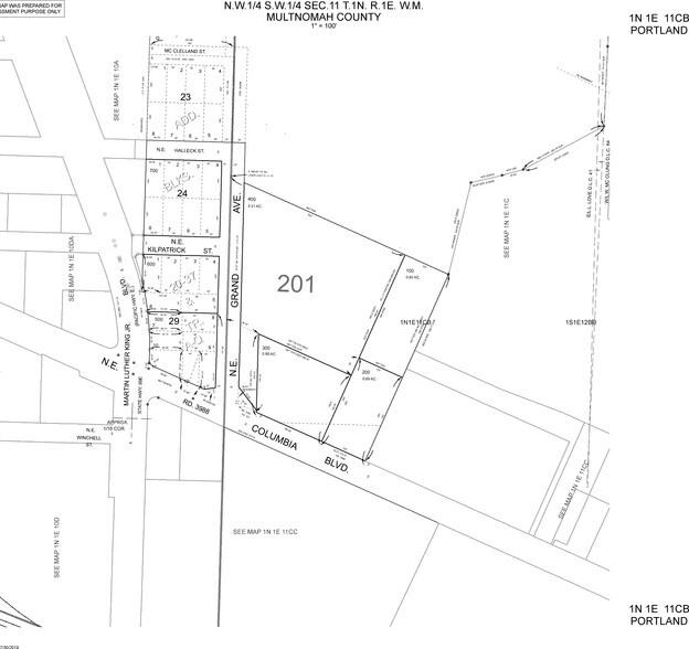 701 NE Columbia Blvd, Portland, OR à louer - Plan cadastral - Image 2 de 6
