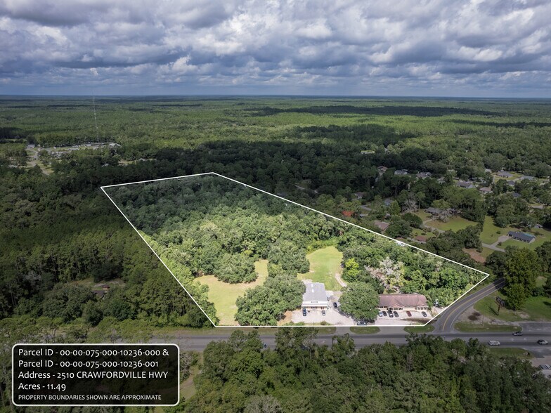 2510 Crawfordville Hwy, Crawfordville, FL à vendre - Aérien - Image 2 de 14